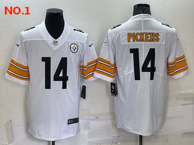 Cheap Men's Pittsburgh Steelers #14 George Pickens Jerseys-7